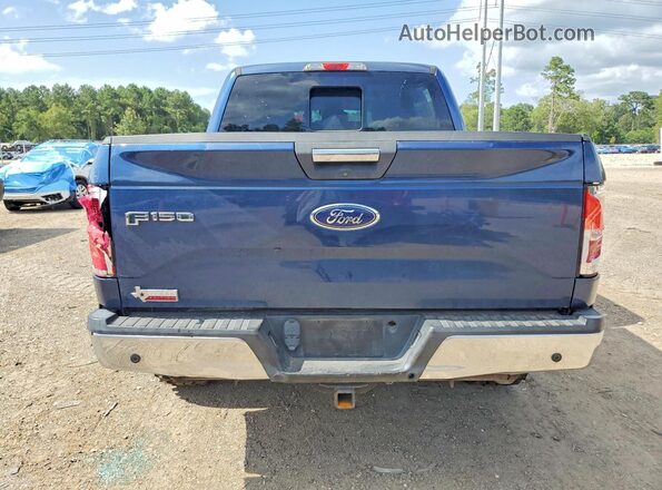 1FTEW1EP0GKD86773 2016 FORD F150 Blue წინა სალონის ხედი