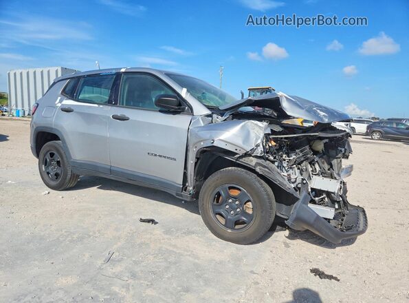 3C4NJDAB1MT554358 2021 JEEP COMPASS Gray წინა ხედი
