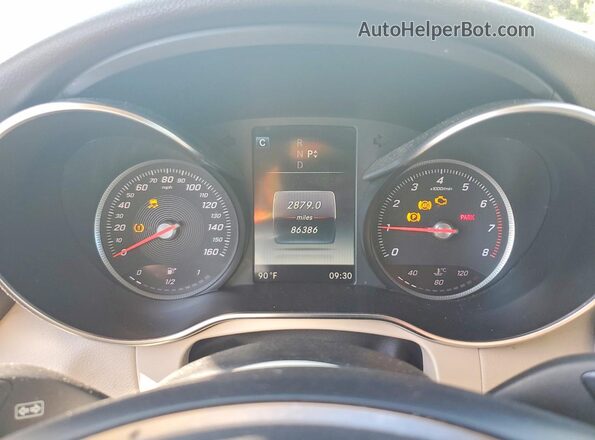 WDC0G4JB8HF249023 2017 MERCEDES-BENZ GLC-CLASS White Հետևի նստատեղերի տեսք