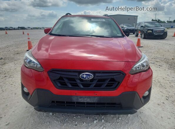 JF2GTAPC1M8227332 2021 SUBARU CROSSTREK Red Vista trasera