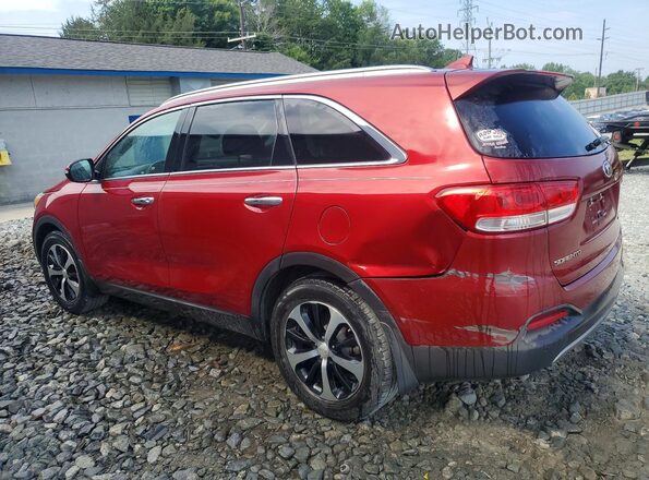 5XYPH4A58JG398109 2018 KIA SORENTO Red Tył prawy