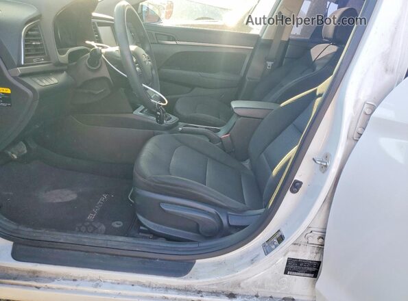 5NPD84LF9JH241335 2018 HYUNDAI ELANTRA White Dashboard view