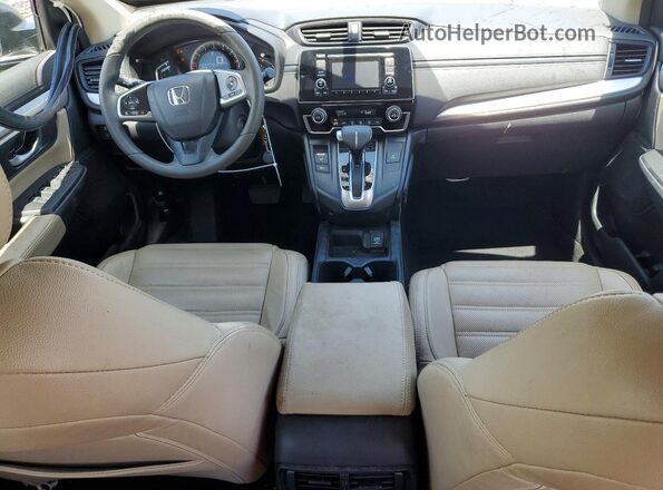 2HKRW6H33JH225671 2018 HONDA CR-V White Вид щитка приладів
