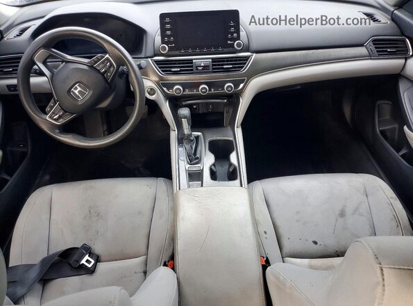 1HGCV1F16JA069423 2018 HONDA ACCORD Blue Instrument cluster view