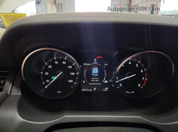 SALVP2RX2KH340793 2019 LAND ROVER RANGE White უკანა სავარძლების ხედი
