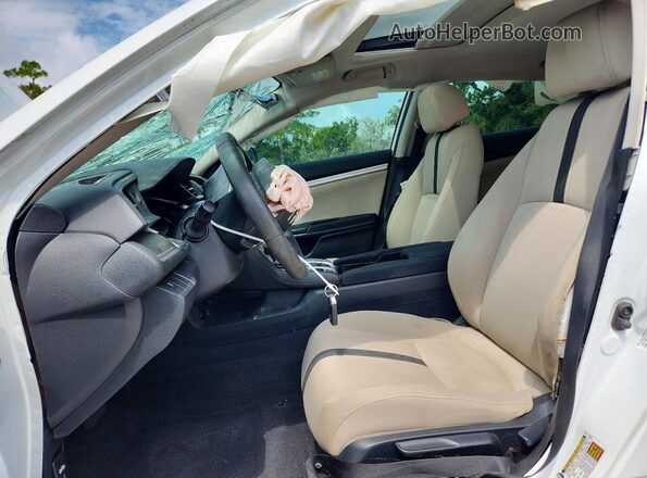 2HGFC1F3XGH659705 2016 HONDA CIVIC White Вид панелі приладів