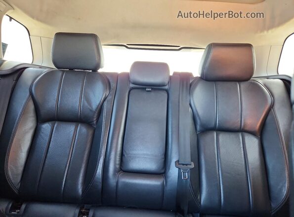 SALVP2BG8HH192409 2017 LAND ROVER RANGE ROVER Black უკანა სალონის ხედი