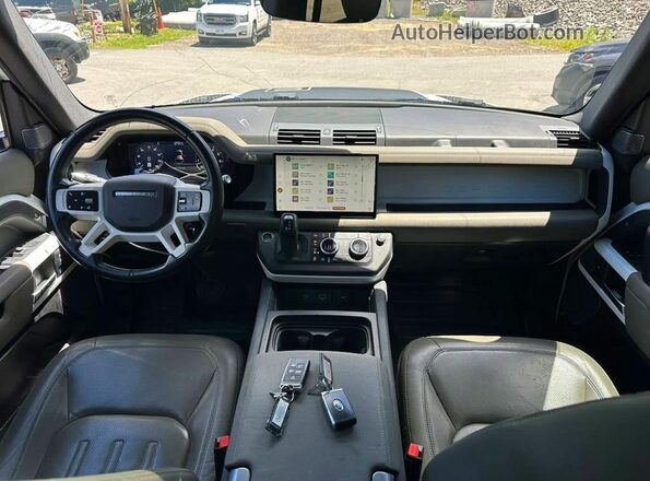 SALEP7RU1N2067288 2022 LAND ROVER DEFENDER White Вид салону спереду