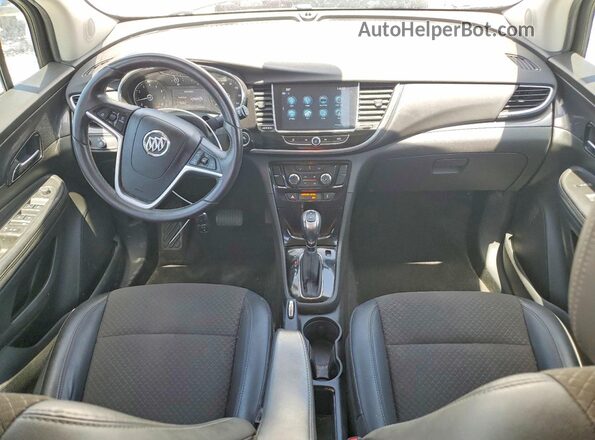 KL4CJASB1LB013177 2020 BUICK ENCORE Silver Instrument cluster view