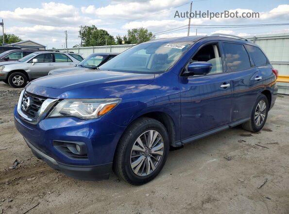5N1DR2CNXLC580737 2020 NISSAN PATHFINDER Blue Trasero izquierdo