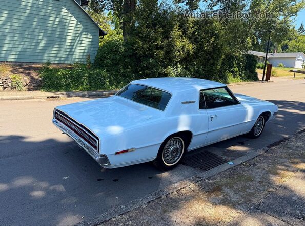 8J83N107886 1968 FORD THUNDERBIRD White Front right