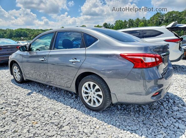 3N1AB7AP0JY267135 2018 NISSAN SENTRA Gray Trasero derecho