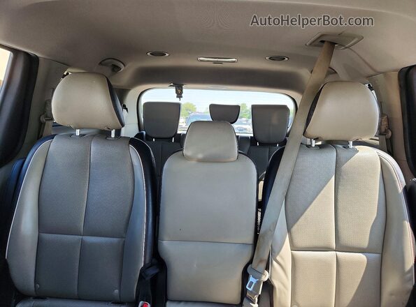 KNDMC5C16K6558445 2019 KIA SEDONA Black უკანა სალონის ხედი