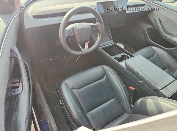 5YJ3E1EAXSF038068 2025 TESLA MODEL 3 Blue Widok zestawu wskaźników