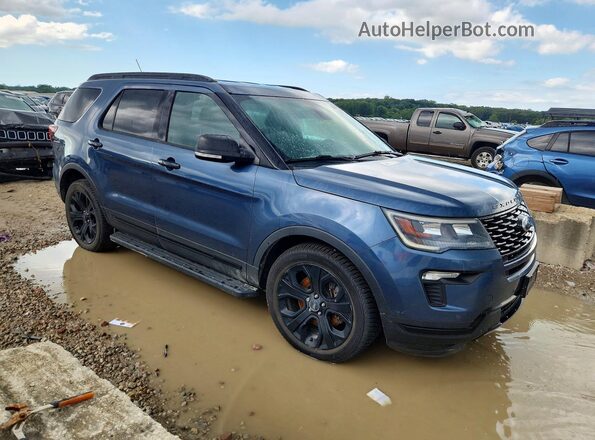 1FM5K8GT0KGA20432 2019 FORD EXPLORER Black Դիմացի տեսք