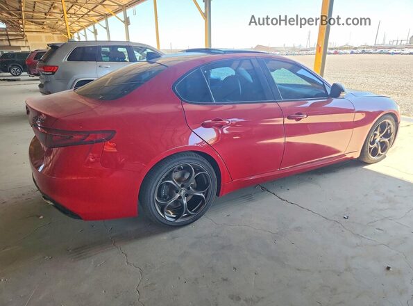ZARFAECN8J7595755 2018 ALFA ROMEO GIULIA Red წინა მარჯვენა