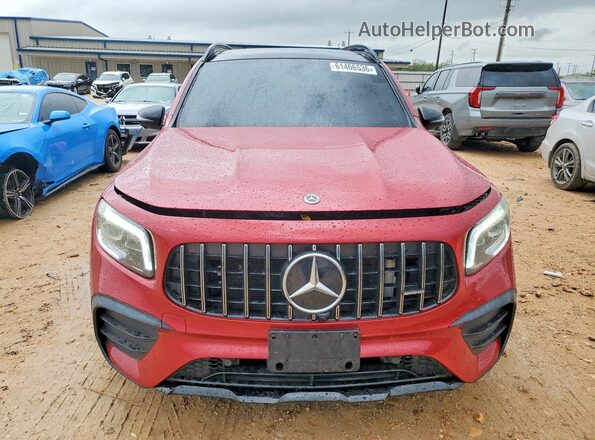 W1N4M5BB6MW081843 2021 MERCEDES-BENZ GLB-CLASS Red Widok z tyłu
