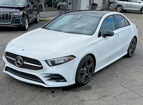 WDD3G4FB4KW023764 2019 MERCEDES-BENZ A-CLASS Белый Задняя левая четверть