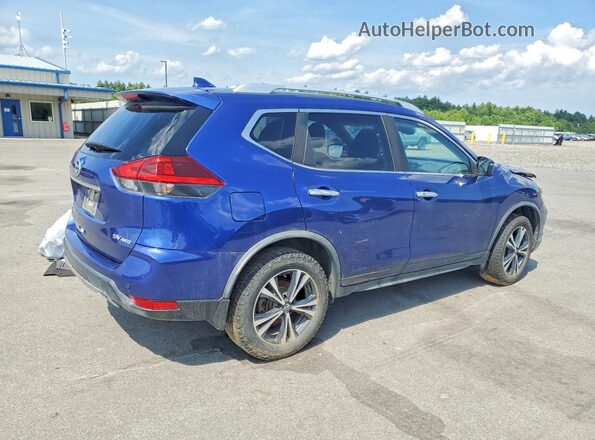 JN8AT2MV4LW111590 2020 NISSAN ROGUE Blue Delantero derecho