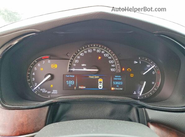 1G6AW5SX7H0157310 2017 CADILLAC CTS Blue Widok tylnych siedzeń