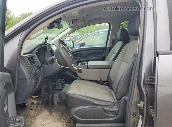 1N6AA1EC5LN501917 2020 NISSAN TITAN Gray Vista del salpicadero