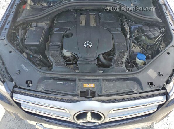 4JGDF6EE0HA913382 2017 MERCEDES-BENZ GLS Blue Vista de la etiqueta del VIN