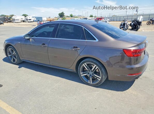 WAUENAF44HN017726 2017 AUDI A4 Brown უკანა მარჯვენა