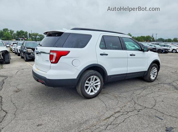 1FM5K8BH8GGA64754 2016 FORD EXPLORER Белый Передняя правая четверть