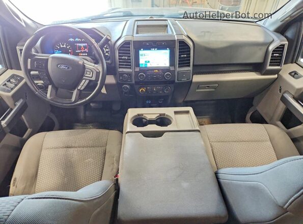 1FTFX1EGXHKC77434 2017 FORD F150 Gray Instrument cluster view