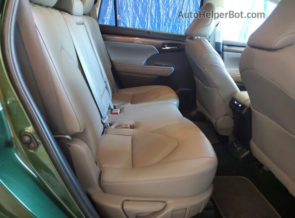 5TDKDRBH4PS500349 2023 TOYOTA HIGHLANDER Green Вид підкапотного простору