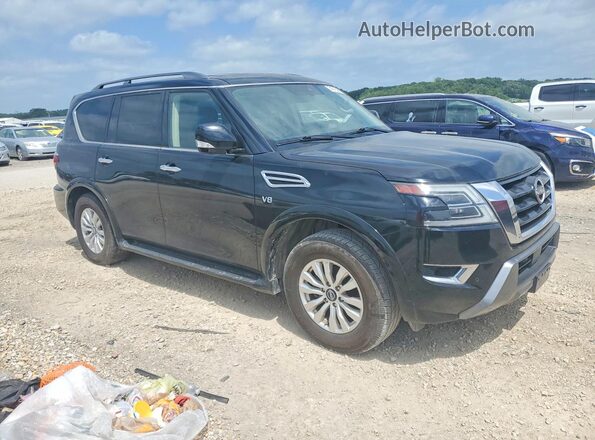 JN8AY2AC2M9147654 2021 NISSAN ARMADA Black Դիմացի տեսք