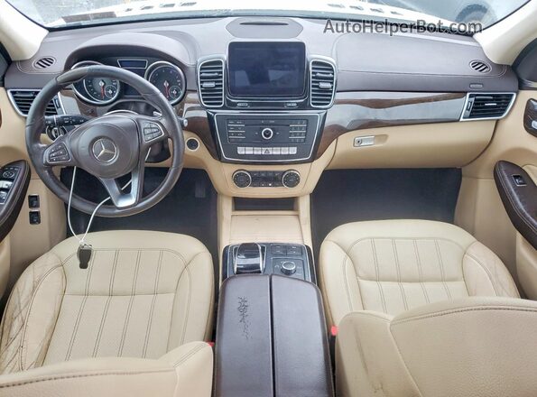 4JGDF6EE8HA745927 2017 MERCEDES-BENZ GLS Белый Вид щитка приборов