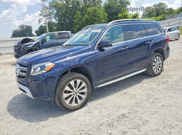 4JGDF6EE0HA913382 2017 MERCEDES-BENZ GLS Blue Trasero izquierdo