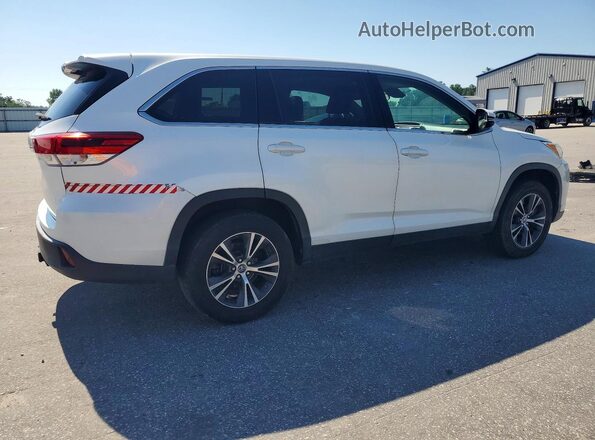 5TDZZRFH8KS356906 2019 TOYOTA HIGHLANDER White Առջևի աջ