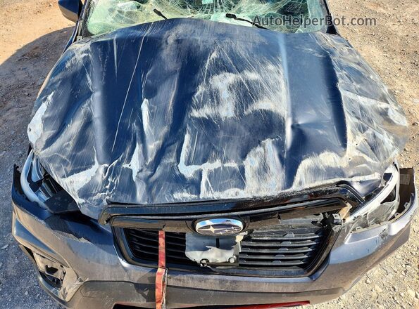 JF2SKARC1MH549771 2021 SUBARU FORESTER Gray Widok naklejki z numerem VIN