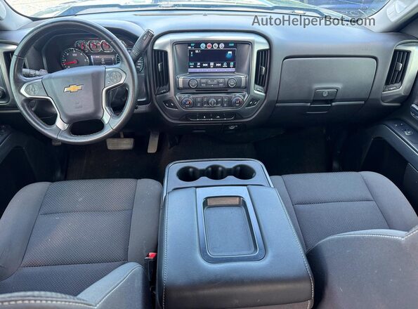 2GCVKREC4J1111440 2018 CHEVROLET SILVERADO Синий Вид задних сидений
