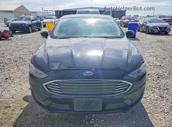 3FA6P0HD3JR186699 2018 FORD FUSION Black Вид ззаду