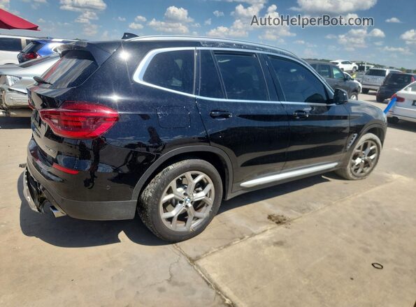 5UXTY3C01M9H69774 2021 BMW X3 Black Front right