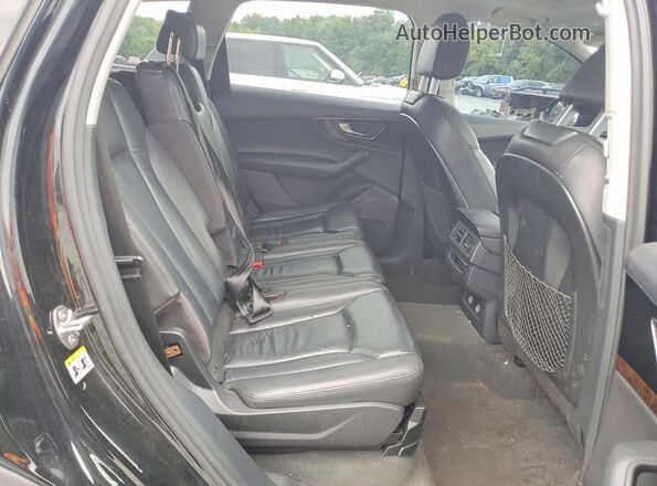 WA1LAAF7XJD029207 2018 AUDI Q7 Black ძრავის განყოფილების ხედი