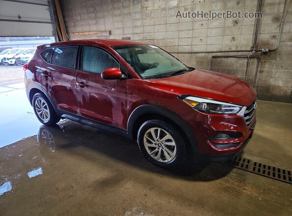 KM8J2CA43JU801576 2018 HYUNDAI TUCSON Red Front view