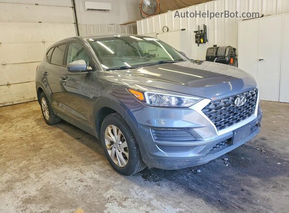 KM8J2CA4XKU956904 2019 HYUNDAI TUCSON Серый Передняя правая четверть