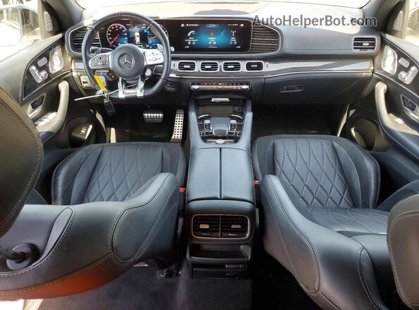 4JGFD6BB7MA203284 2021 MERCEDES-BENZ GLE White ხელსაწყოთა პანელის ხედი