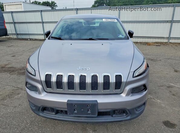 1C4PJMAB0HW655335 2017 JEEP CHEROKEE Silver Հետևի տեսք