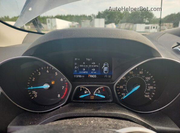 1FMCU9GD0HUC70084 2017 FORD ESCAPE Silver Հետևի նստատեղերի տեսք