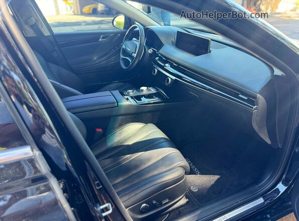 KMTGB4SC0PU196002 2023 GENESIS G80 Черный Вид сзади