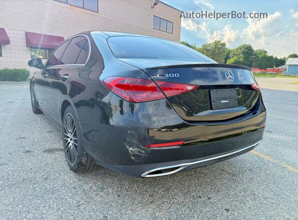 W1KAF4GB0NR037334 2022 MERCEDES-BENZ C Черный Задняя правая четверть