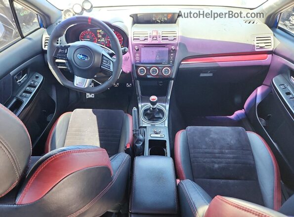 JF1VA2M66H9806287 2017 SUBARU WRX Blue Widok zestawu wskaźników
