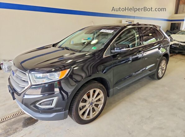 2FMPK4K93HBC52388 2017 FORD EDGE Black Trasero izquierdo