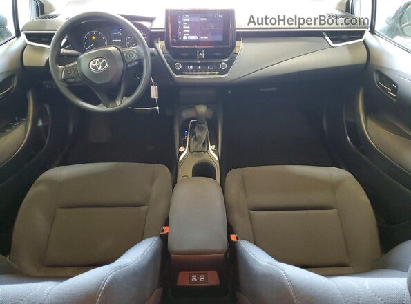5YFB4MDE1SP317370 2025 TOYOTA COROLLA Gray Instrument cluster view