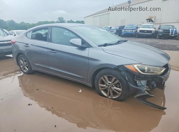 KMHD84LF9HU371322 2017 HYUNDAI ELANTRA Gray Вид спереду